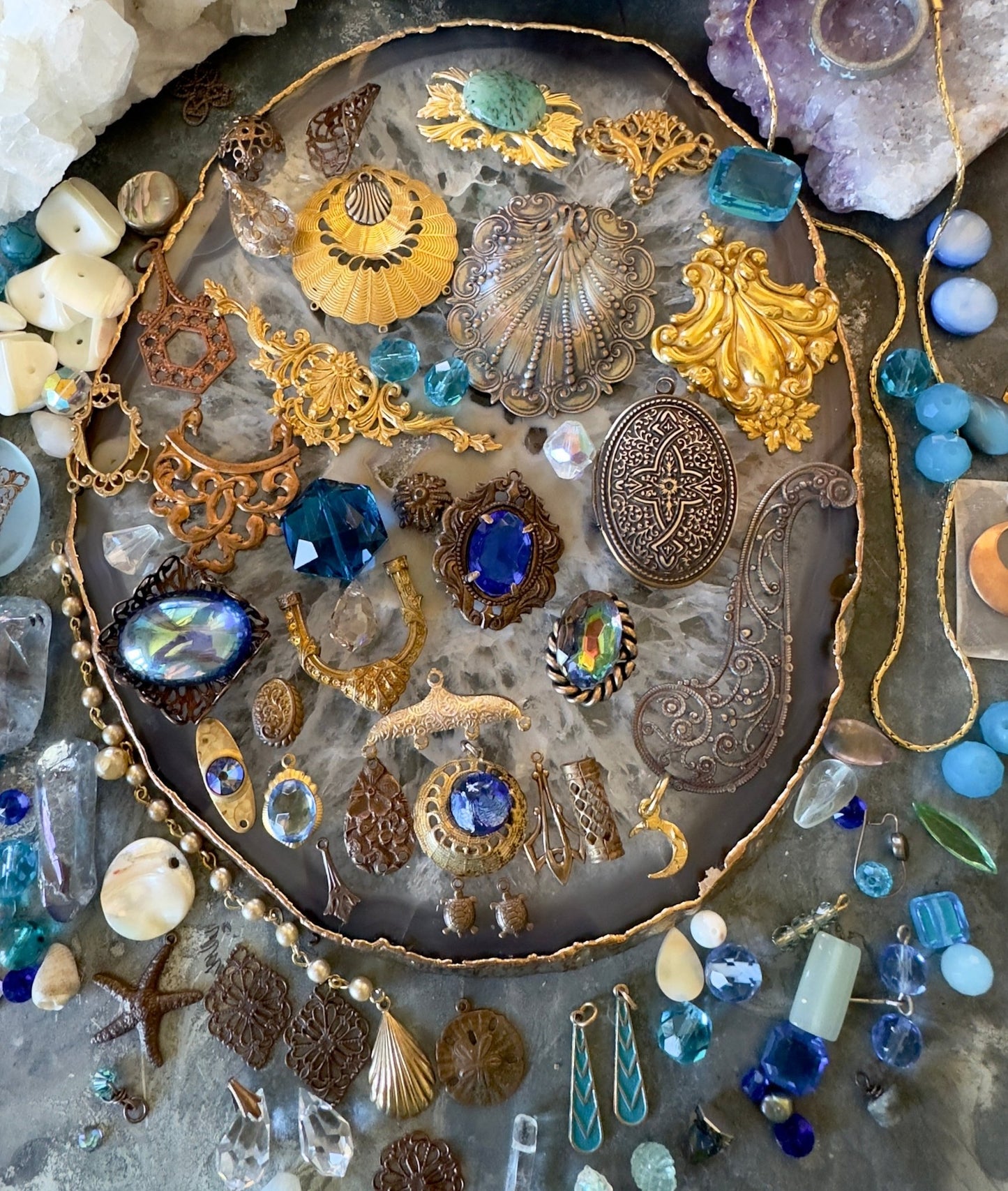 Siren Tide Mini OAK Drop! - One Of A Kind Curated Lot - Vintaj Idaho Design - 8/17/2025 - Vintaj Live Shop ID