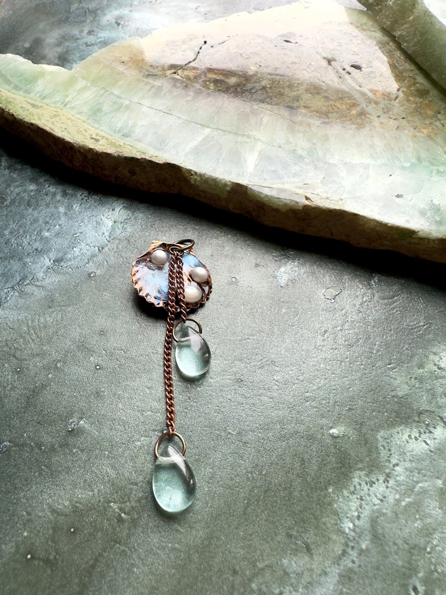 Siren’s Tears - Vintage Drop Pendant Kit - Vintaj Idaho Design - 11/5/2025 - Vintaj Live Shop ID