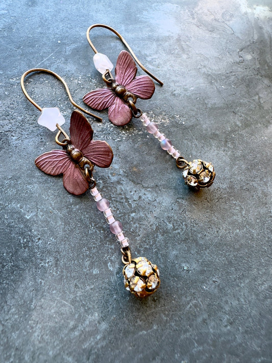 Starlit Flutter - Earrings Kit - Vintaj Idaho Design - 8/13/2025 - Vintaj Live Shop ID