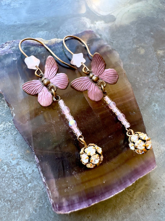 Starlit Flutter - Earrings Kit - Vintaj Idaho Design - 8/13/2025 - Vintaj Live Shop ID