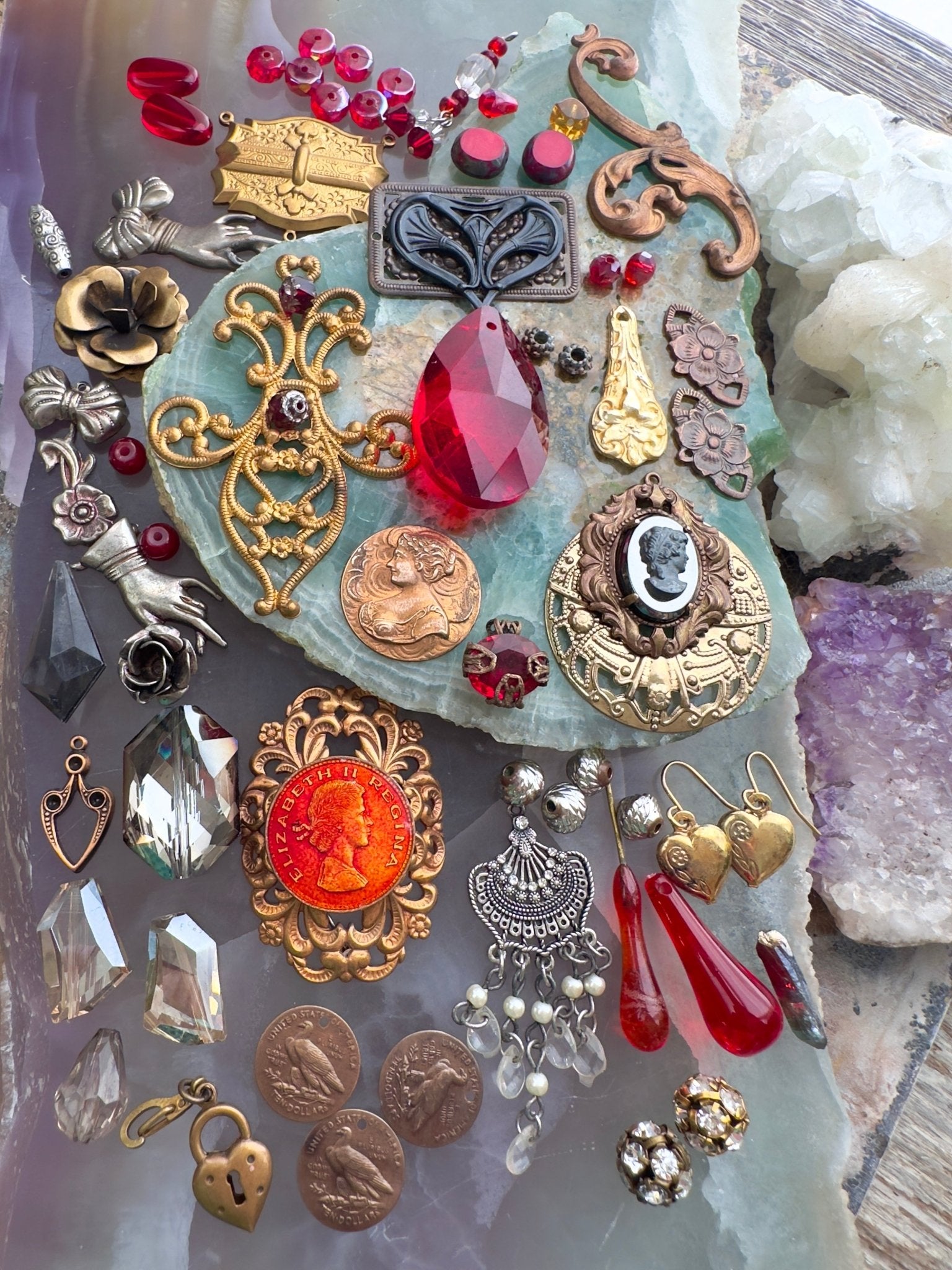 Tuesday OAK Drop! 1 - One Of A Kind Curated Lot - Vintaj Idaho Design - 10/21/25 - Vintaj Live Shop ID