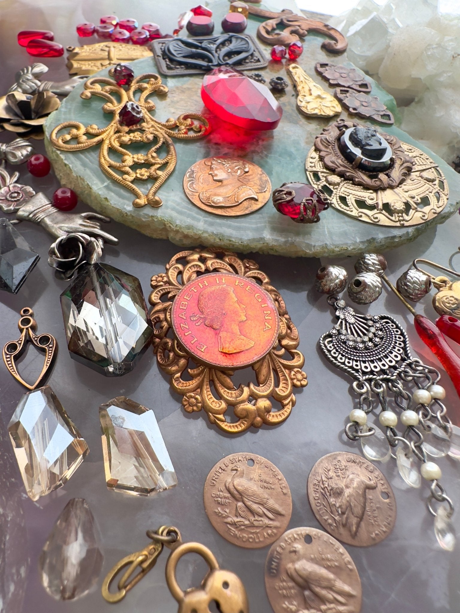 Tuesday OAK Drop! 1 - One Of A Kind Curated Lot - Vintaj Idaho Design - 10/21/25 - Vintaj Live Shop ID