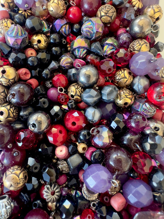 Velvet Dusk - 1 oz Vintage Bead Mix - Idaho Vintaj Design - 7/4/2025 - Vintaj Live Shop ID