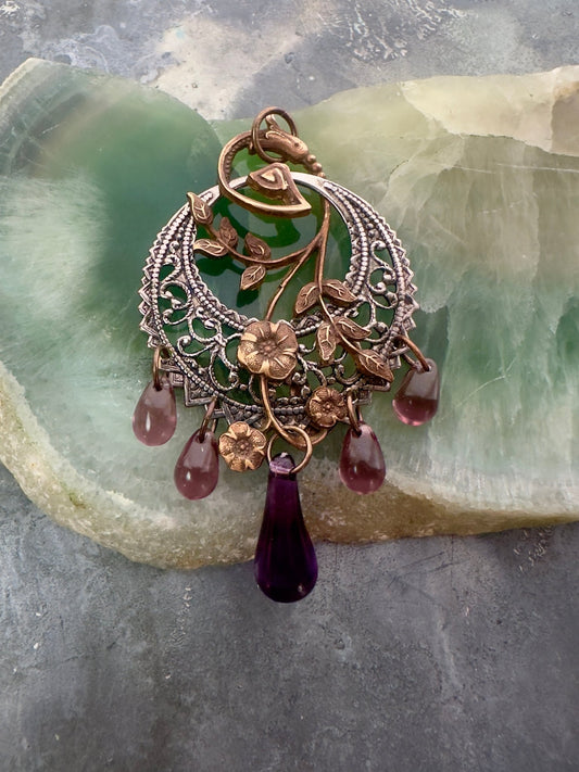 Vinery Trellis - Vintage Pendant Kit - Vintaj Idaho Design - 10/8/2025 - Vintaj Live Shop ID
