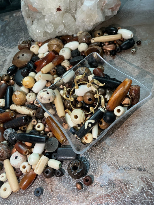 Vintage Sun Bone & Brass Deluxe Bead Mix - VLS Idaho - 5/28/26 - Vintaj Live Shop ID