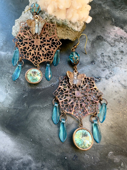 Wandering Goddess - Vintage Earrings Kit - Vintaj Idaho Design - 9/22/2025 - Vintaj Live Shop ID