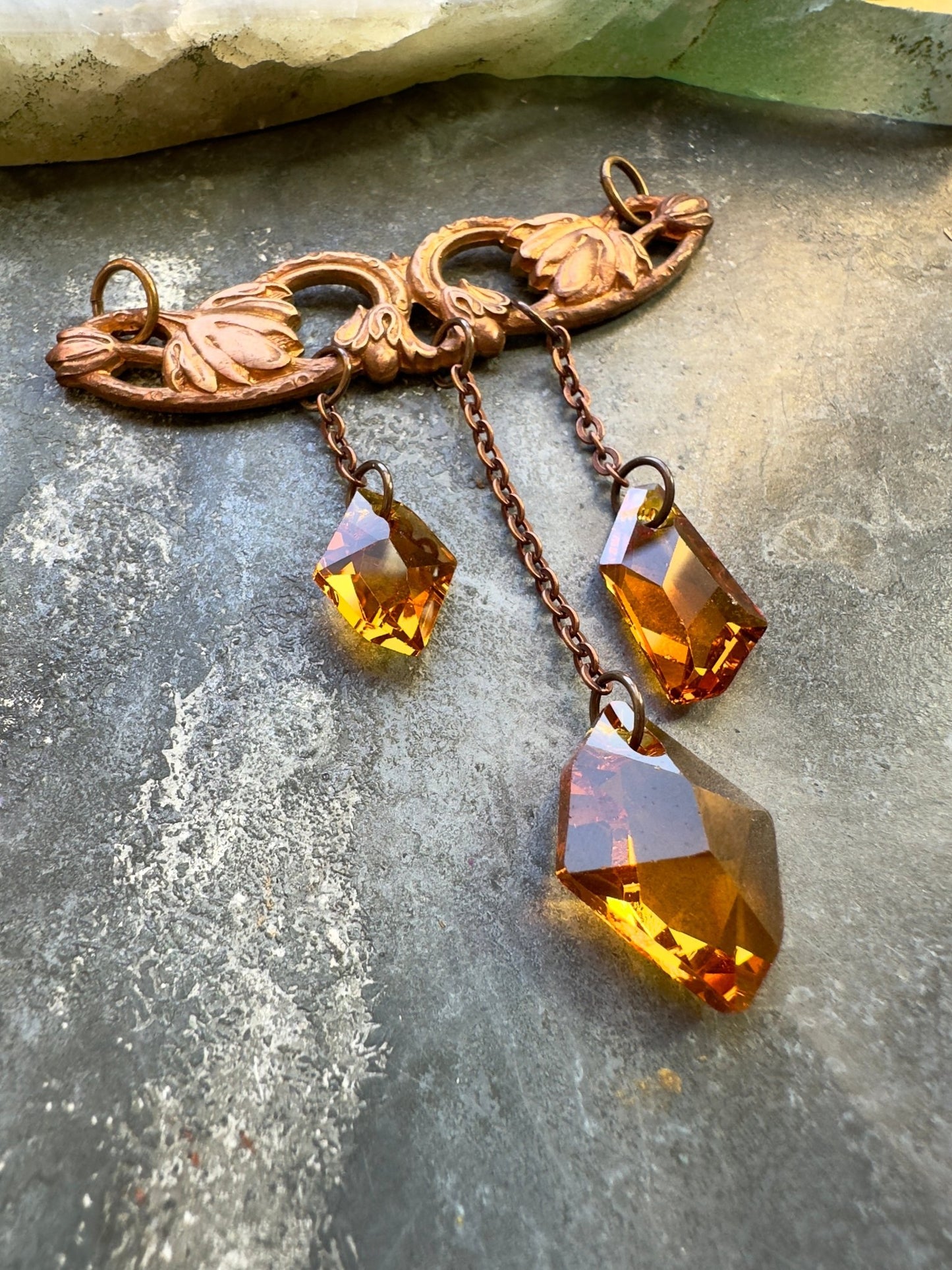 Wandering Lillies - Vintage Pendant Kit - Vintaj Idaho Design - 10/8/2025 - Vintaj Live Shop ID