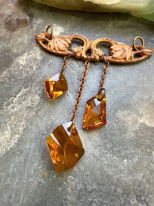 Wandering Lillies - Vintage Pendant Kit - Vintaj Idaho Design - 10/8/2025 - Vintaj Live Shop ID