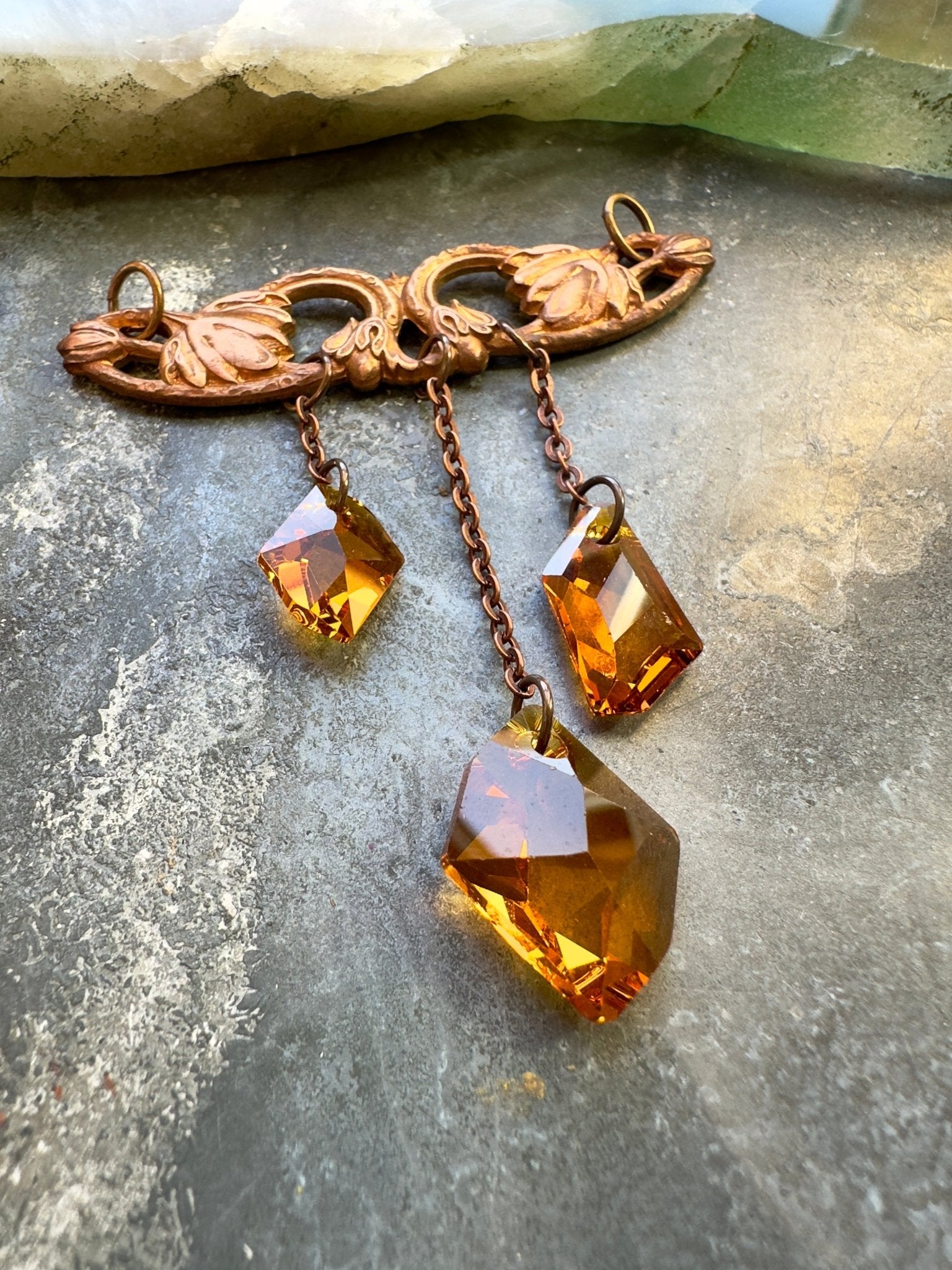 Wandering Lillies - Vintage Pendant Kit - Vintaj Idaho Design - 10/8/2025 - Vintaj Live Shop ID