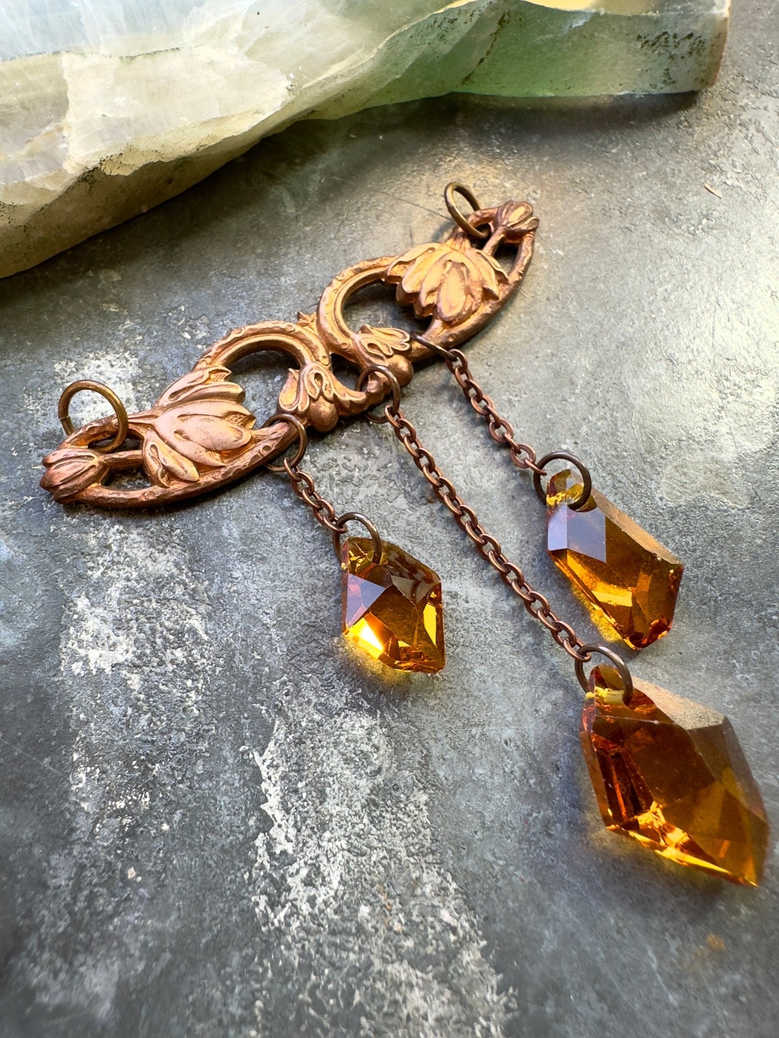Wandering Lillies - Vintage Pendant Kit - Vintaj Idaho Design - 10/8/2025 - Vintaj Live Shop ID