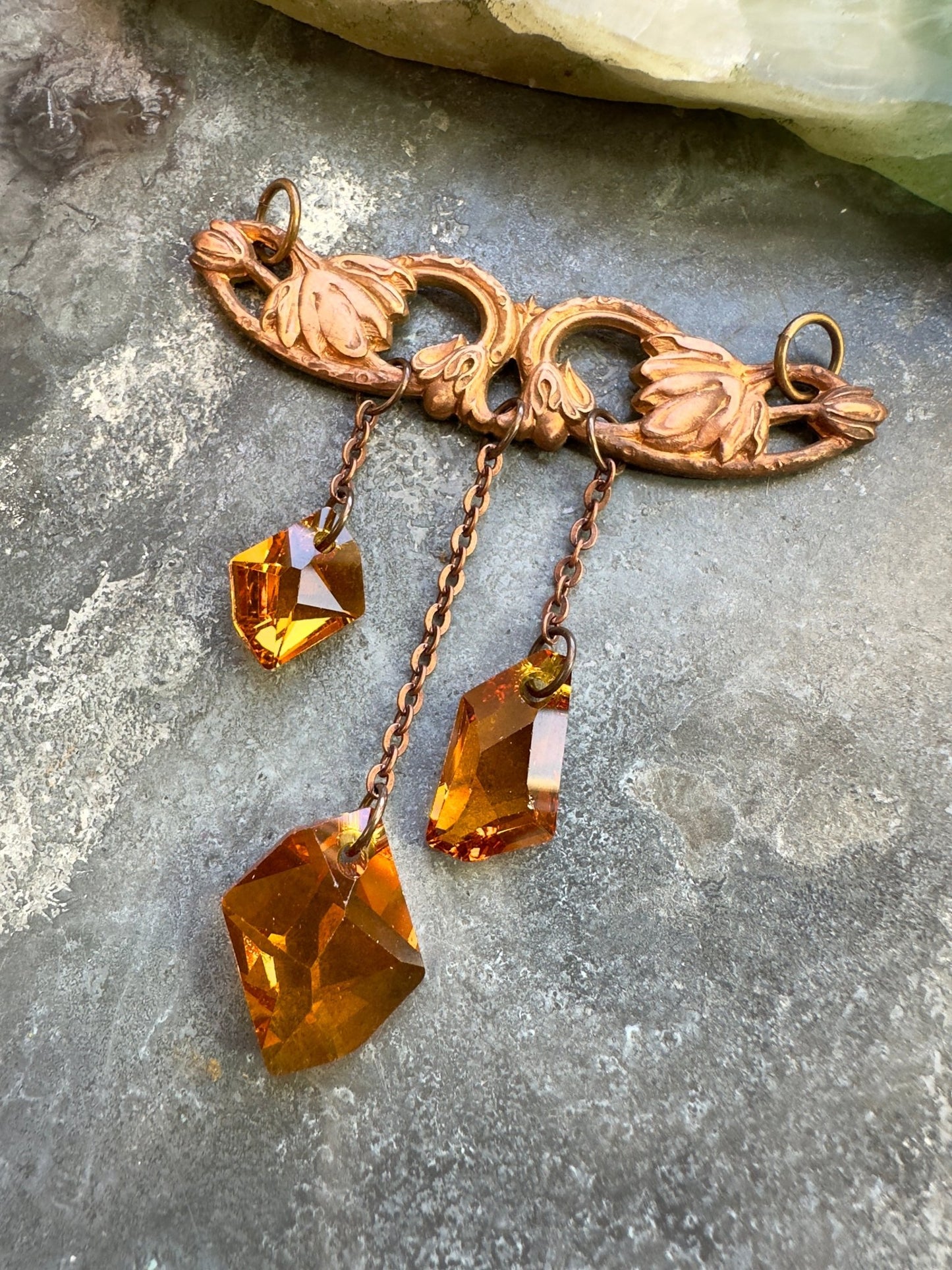 Wandering Lillies - Vintage Pendant Kit - Vintaj Idaho Design - 10/8/2025 - Vintaj Live Shop ID