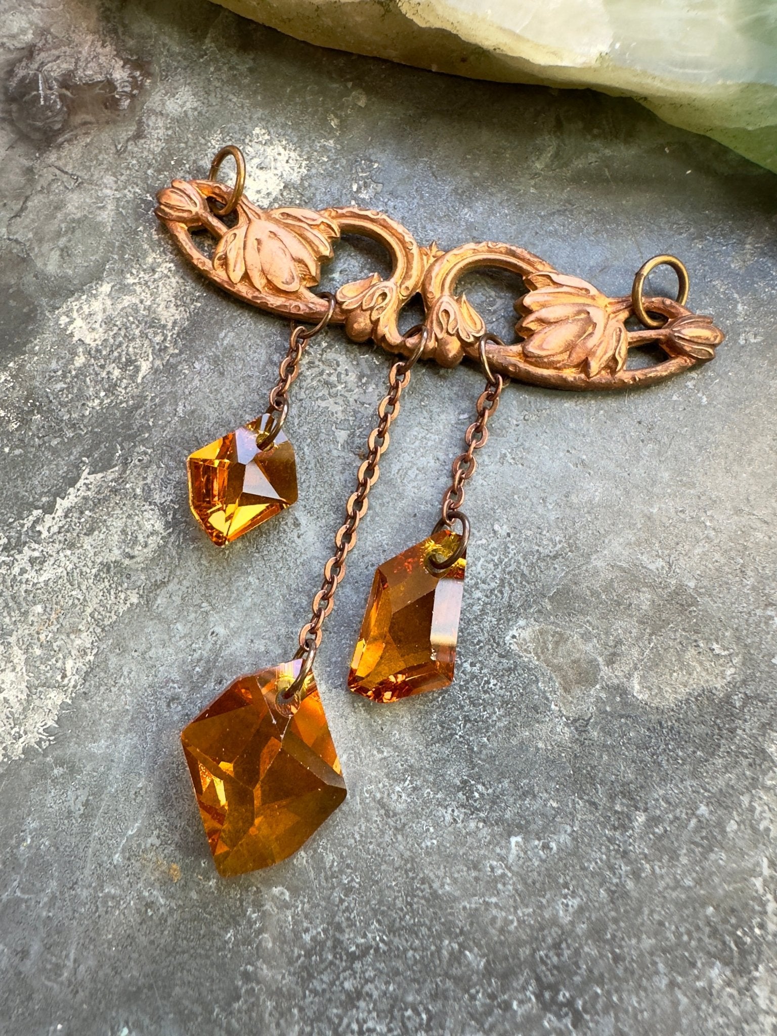Wandering Lillies - Vintage Pendant Kit - Vintaj Idaho Design - 10/8/2025 - Vintaj Live Shop ID