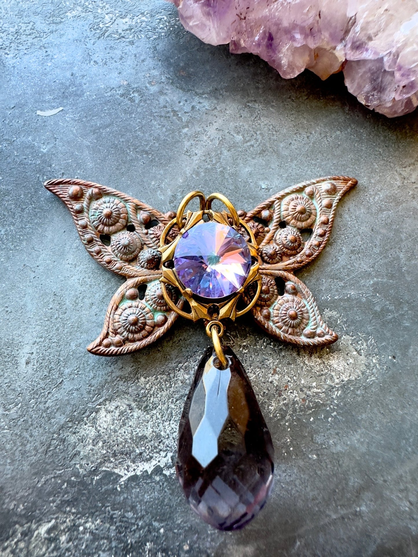 Wildwing Mist Pendant Kit - Vintaj Idaho Design - 8/13/2025 - Vintaj Live Shop ID