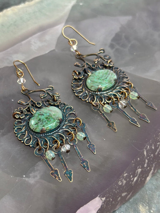 Garden Falls Earrings Kit - Vintaj Design - 3/19/25 - Vintaj Live Shop