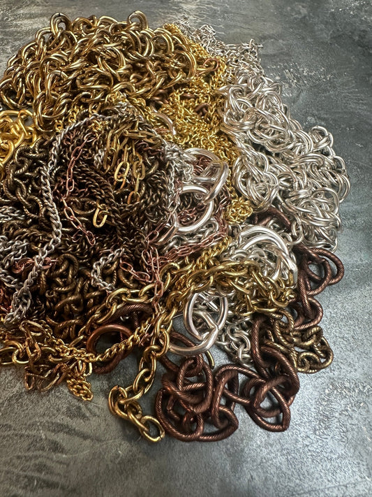 End of Spool Chain Cuts 4oz - Vintaj Design - 2/19/25 - Vintaj Live Shop