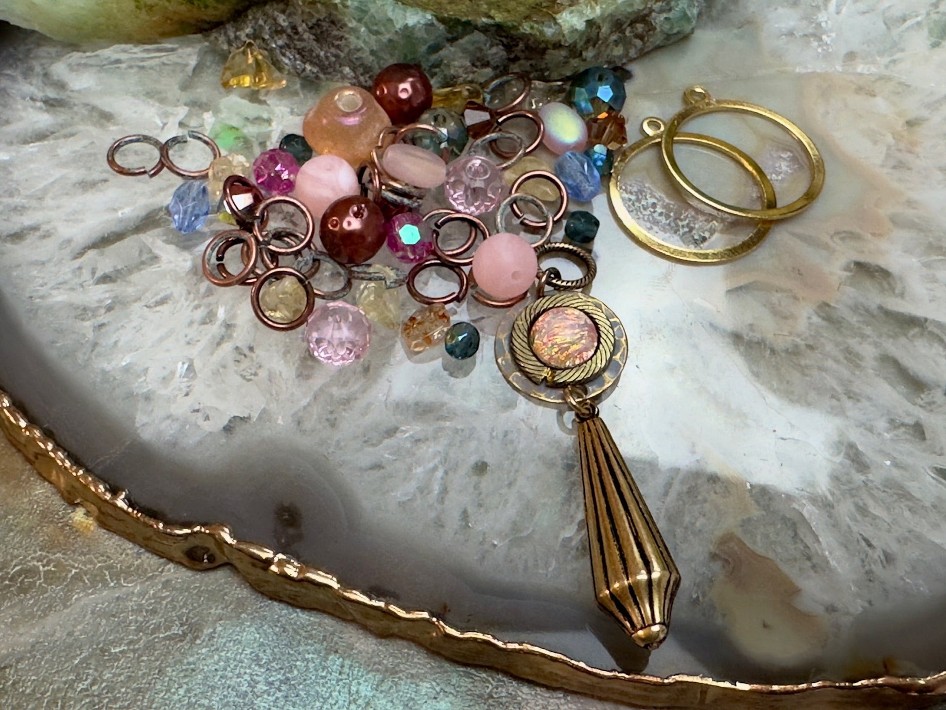 Opal Enchantress Pendant Design Mix - Vintaj Design - 1/29/25 - Vintaj Live Shop