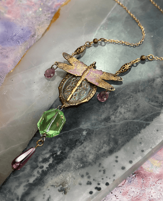 Dragonfly Romance Necklace Kit - Vintaj Design - 4/9/2025 - Vintaj Live Shop