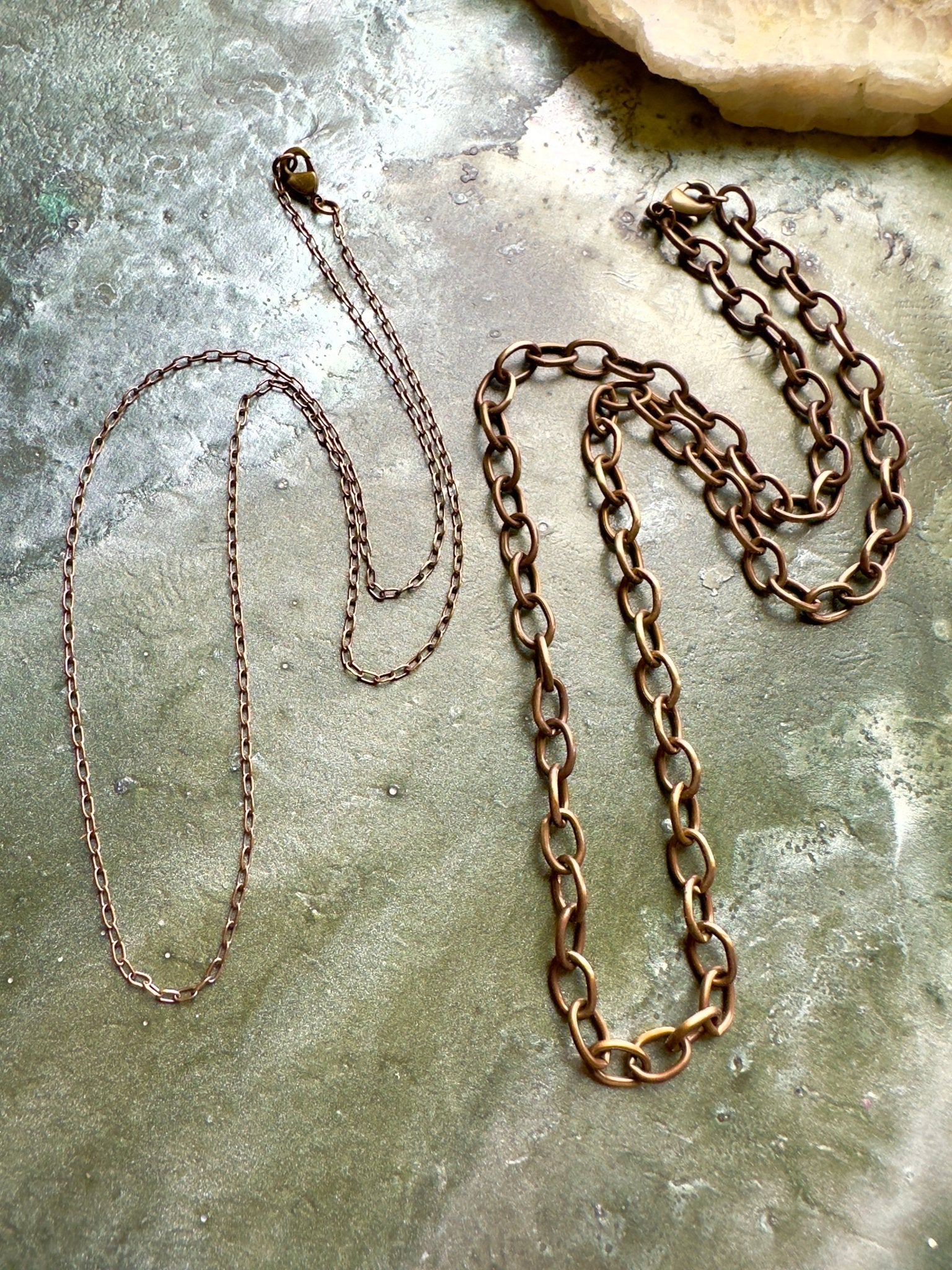 6 Finished Necklace Chains Collection - 14k, SS, NBS - Vintaj Idaho Design - 11/5/2025 - 40% OFF! - Vintaj Live Shop ID