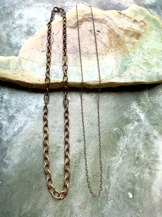 6 Finished Necklace Chains Collection - 14k, SS, NBS - Vintaj Idaho Design - 11/5/2025 - 40% OFF! - Vintaj Live Shop ID
