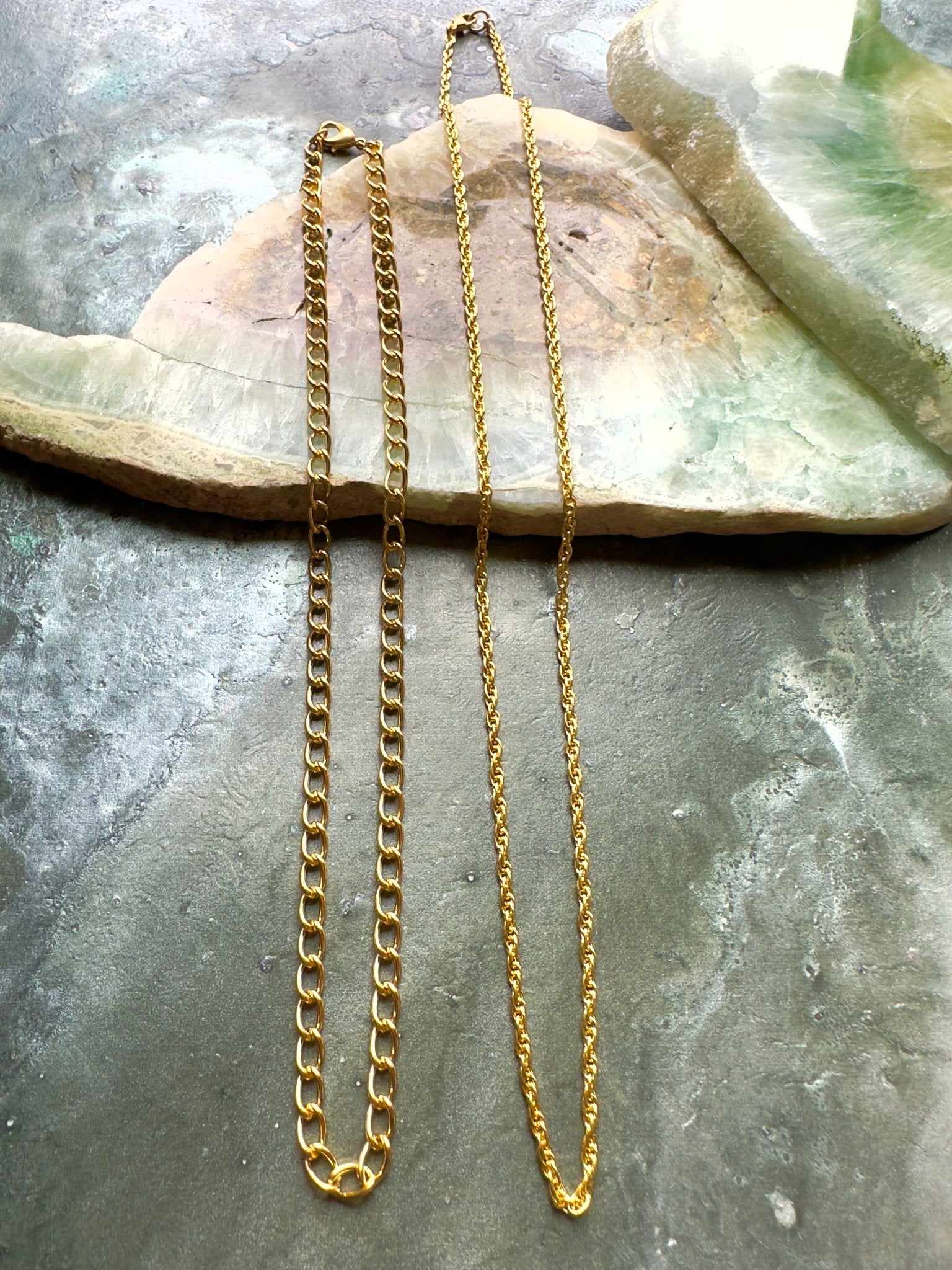 6 Finished Necklace Chains Collection - 14k, SS, NBS - Vintaj Idaho Design - 11/5/2025 - 40% OFF! - Vintaj Live Shop ID