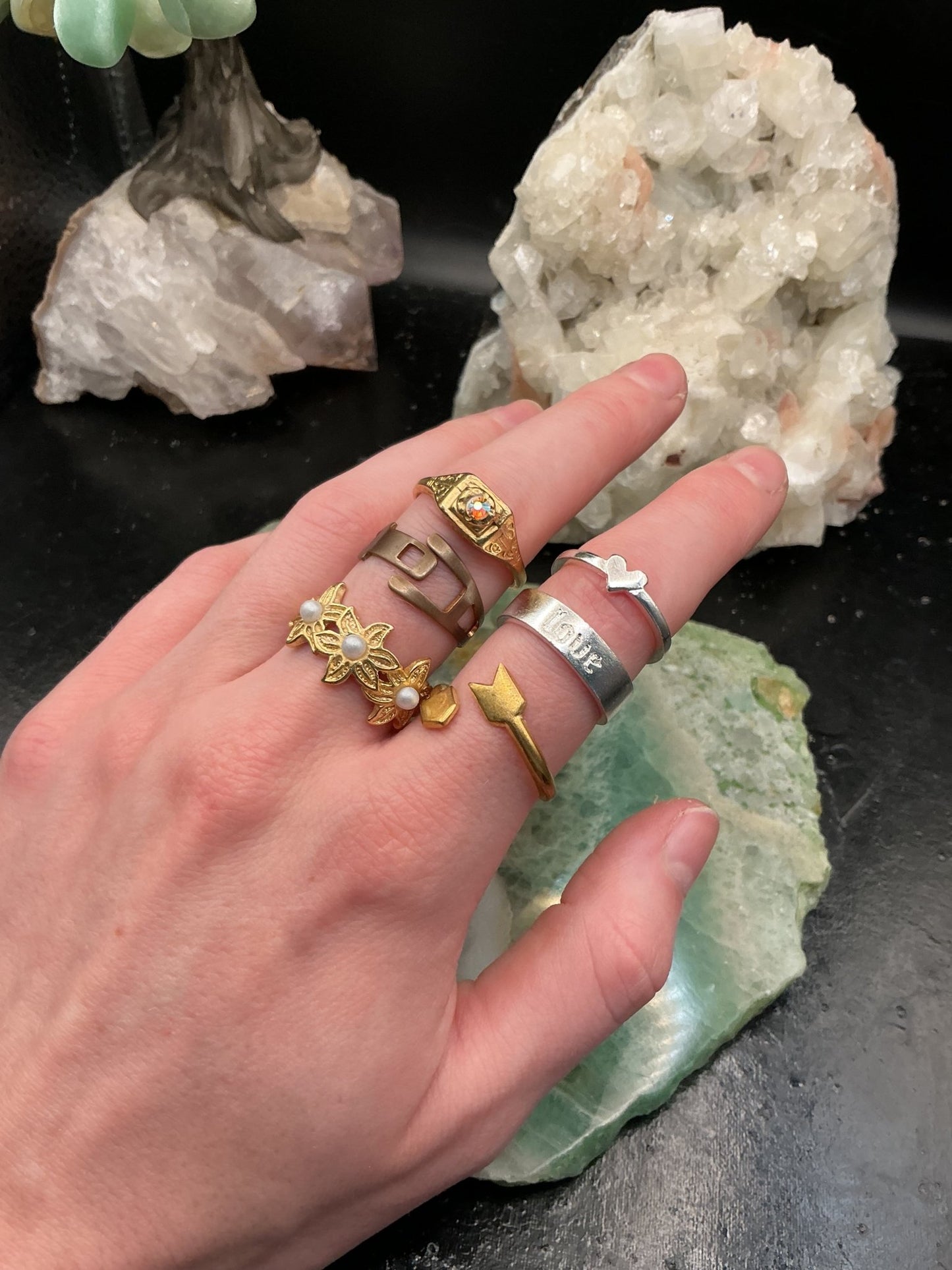 6 Mixed Metals Vintaj Ring Pack - VLS Idaho - 8/13/26 - Vintaj Live Shop ID