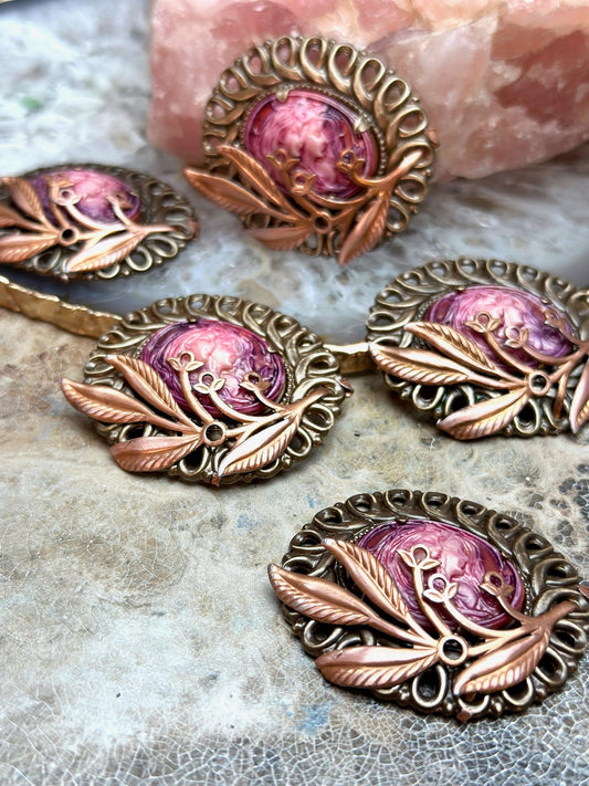 Blooming Friendship - 1 Finished Pendant - Vintaj Design - 1/22/25 - Vintaj Live Shop