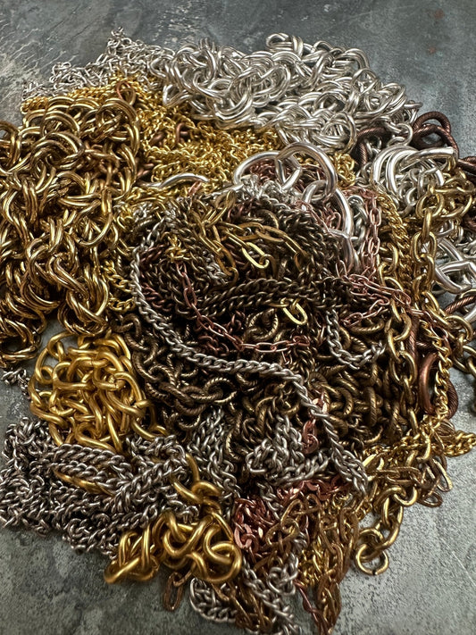 End of Spool Chain Cuts 4oz - Vintaj Design - 2/19/25 - Vintaj Live Shop