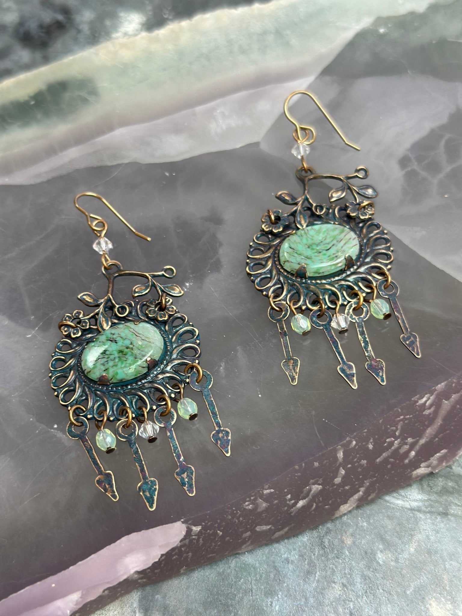 Garden Falls Earrings Kit - Vintaj Design - 3/19/25 - Vintaj Live Shop