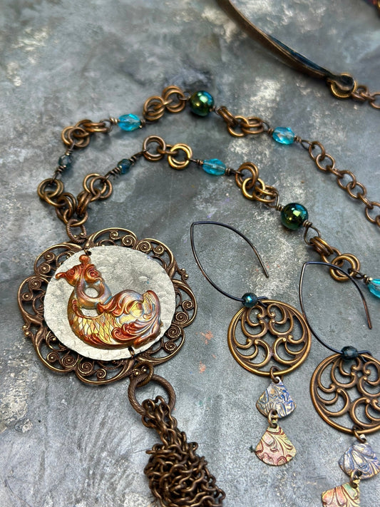 Mystic Talisman Necklace, Earrings Kit - Vintaj Design - 2/12/25 - Vintaj Live Shop