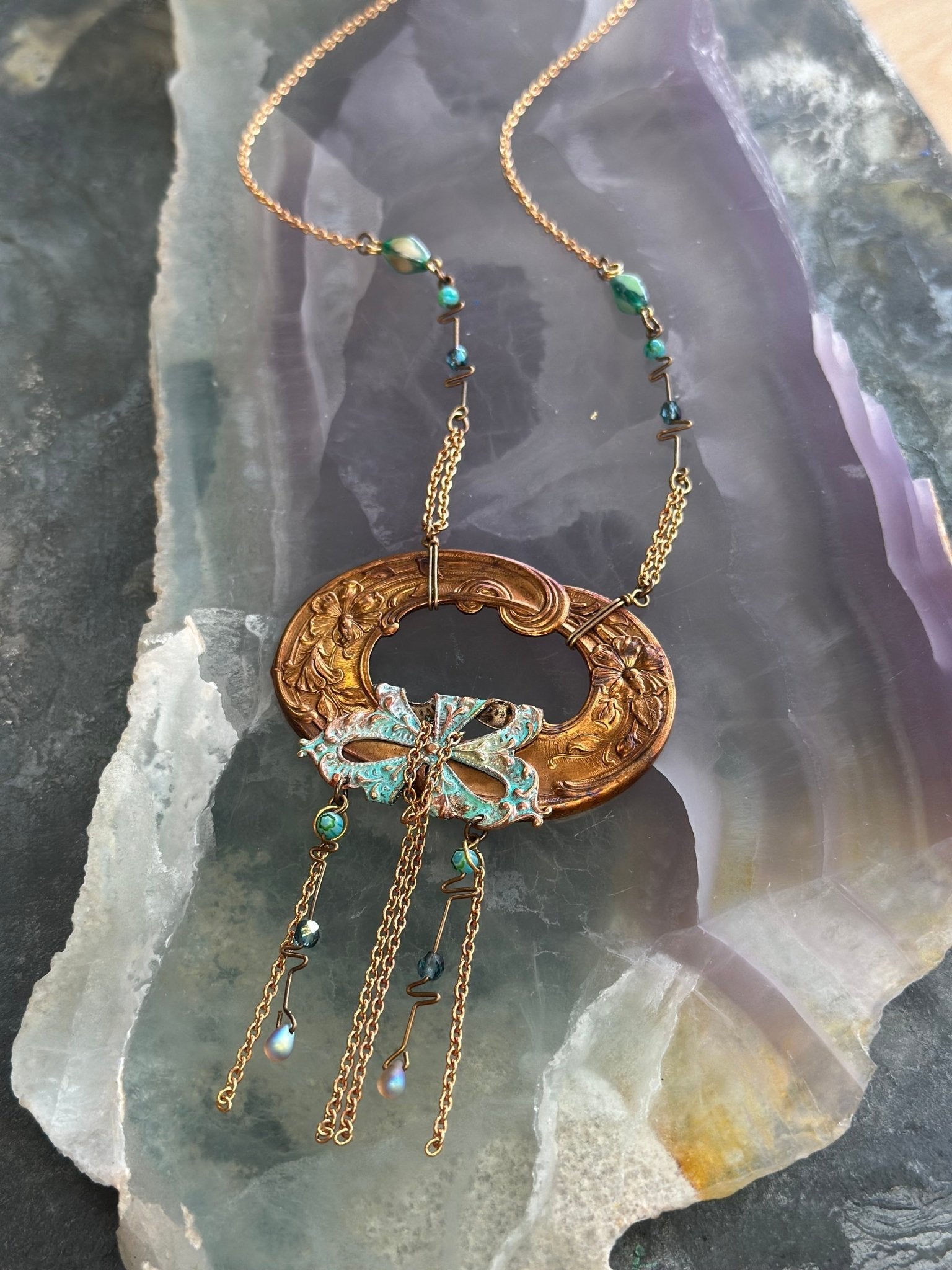 Floral Reef Necklace Kit - Vintaj Design - 4/2/2025 - Vintaj Live Shop