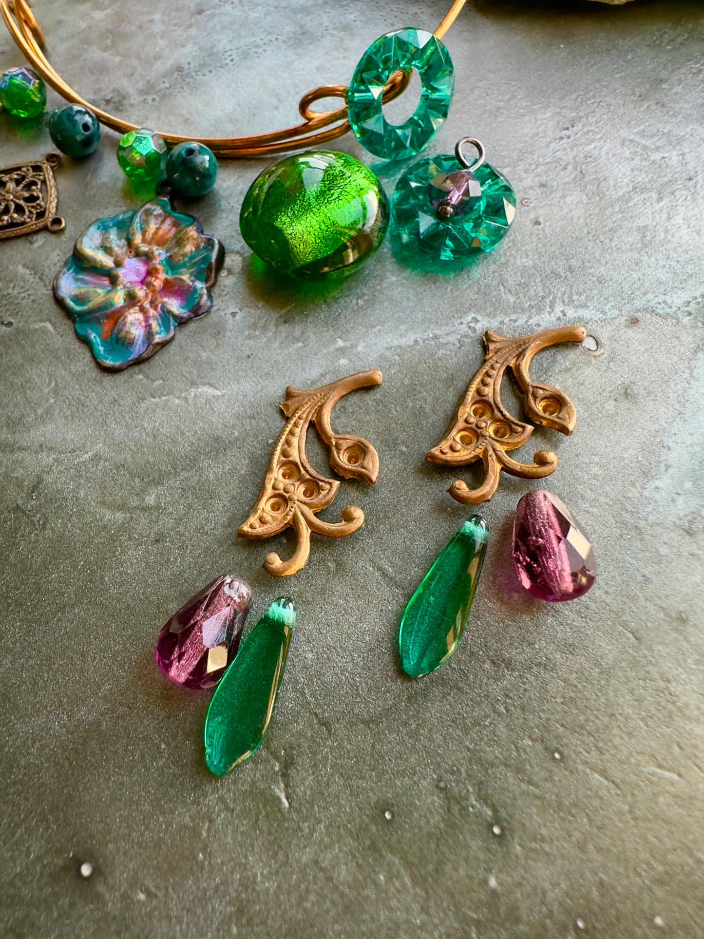 Venetian Plume - Bracelet Earrings Inspo Pack - Vintaj Idaho - 12/11/2025