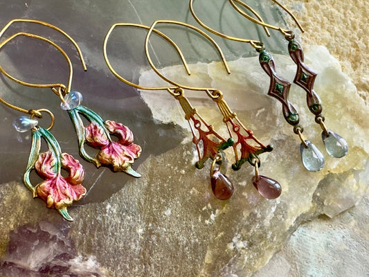 Fairy Fleur - 3 Earrings Set Kit - Vintaj Dessign - 04/23/2025 - Vintaj Live Shop