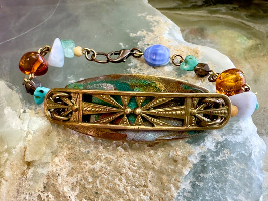 Earth & Gem - Gemstone Layered Bracelet Kit - Vintaj Design - 4/23/2025 - Vintaj Live Shop