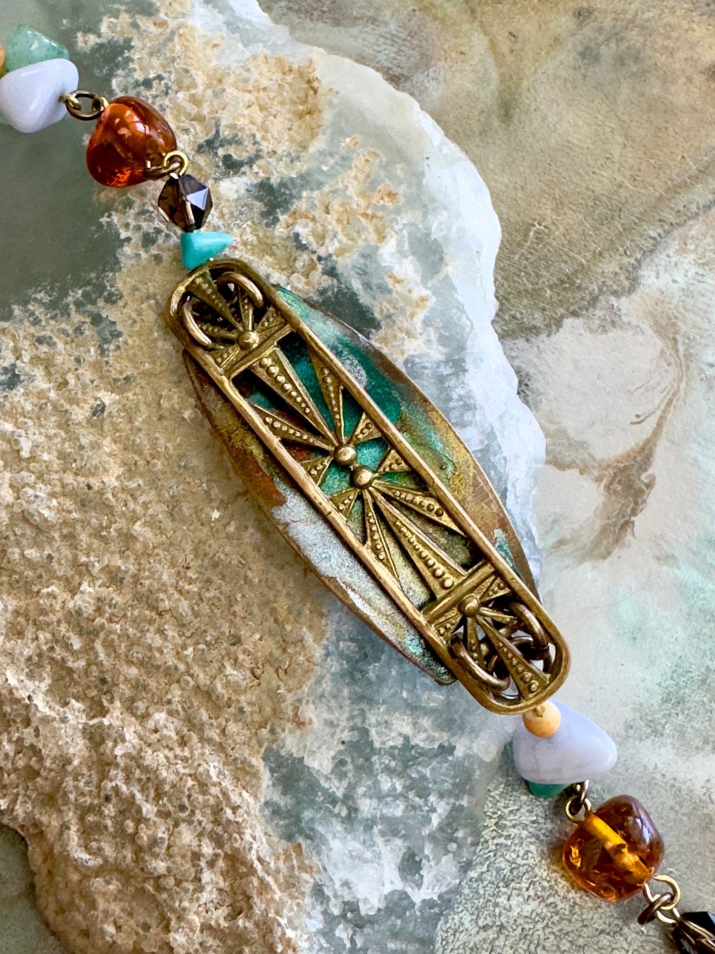Earth & Gem - Gemstone Layered Bracelet Kit - Vintaj Design - 4/23/2025 - Vintaj Live Shop