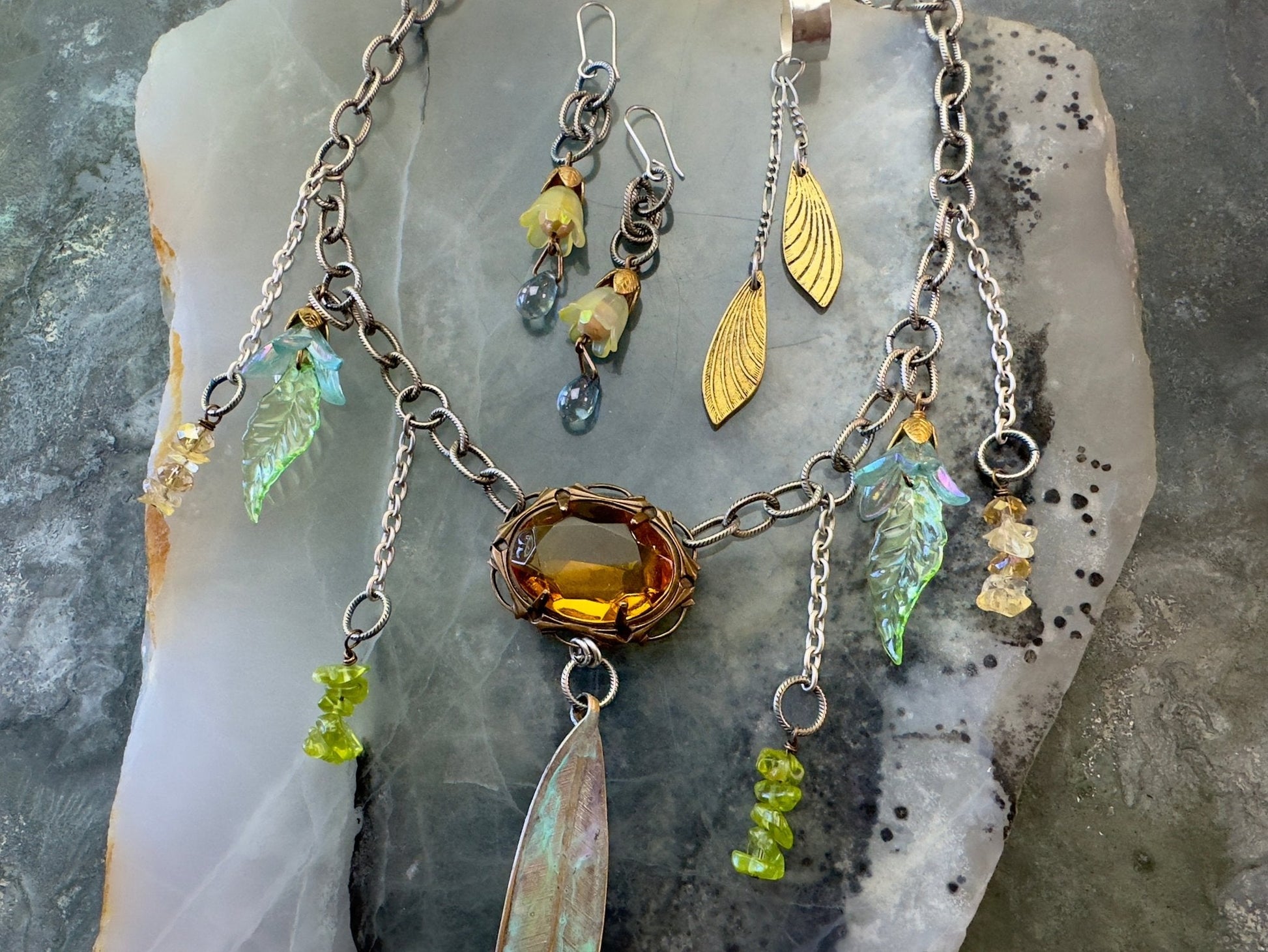 Elfin Reflection Necklace Cuff Earrings Kit - Vintaj Design - 4/24/24 - Vintaj Live Shop