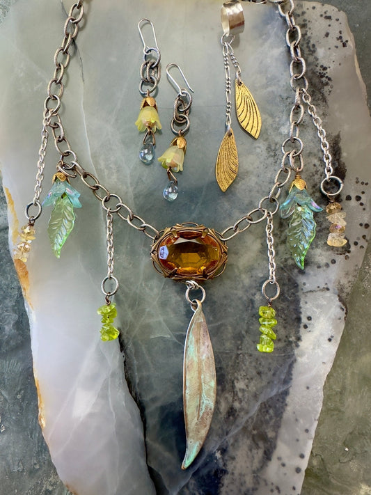 Elfin Reflection Necklace Cuff Earrings Kit - Vintaj Design - 4/24/24 - Vintaj Live Shop