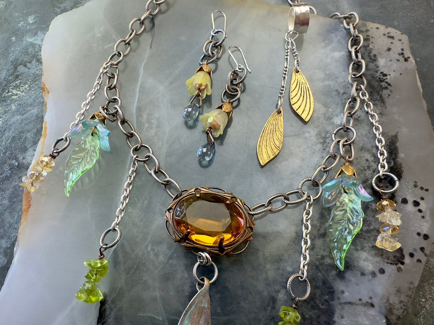 Elfin Reflection Necklace Cuff Earrings Kit - Vintaj Design - 4/24/24 - Vintaj Live Shop