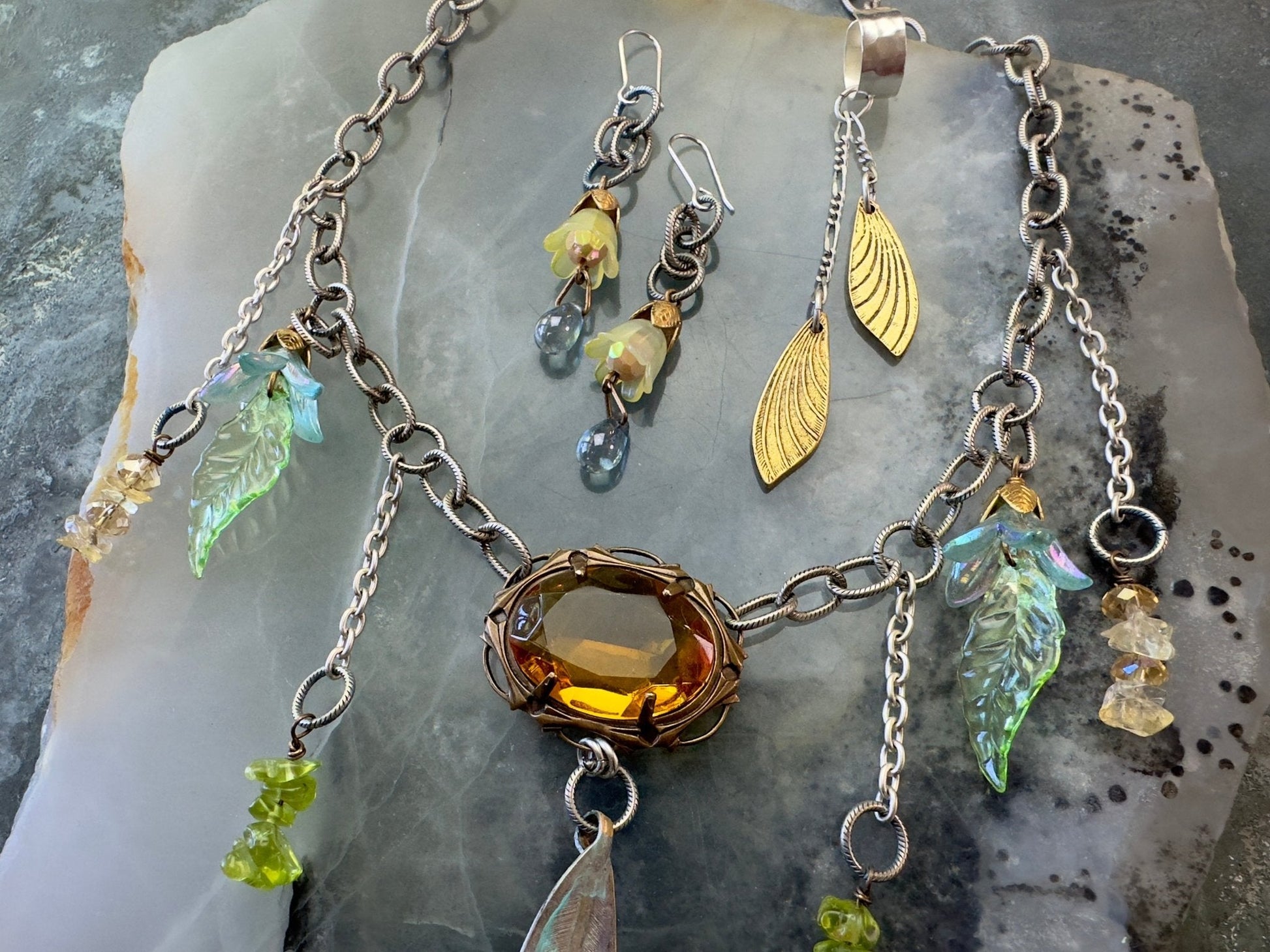 Elfin Reflection Necklace Cuff Earrings Kit - Vintaj Design - 4/24/24 - Vintaj Live Shop