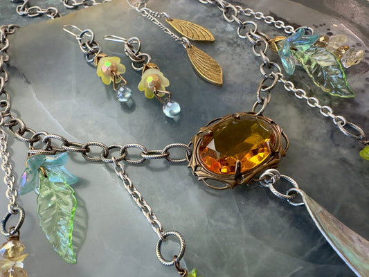 Elfin Reflection Necklace Cuff Earrings Kit - Vintaj Design - 4/24/24 - Vintaj Live Shop