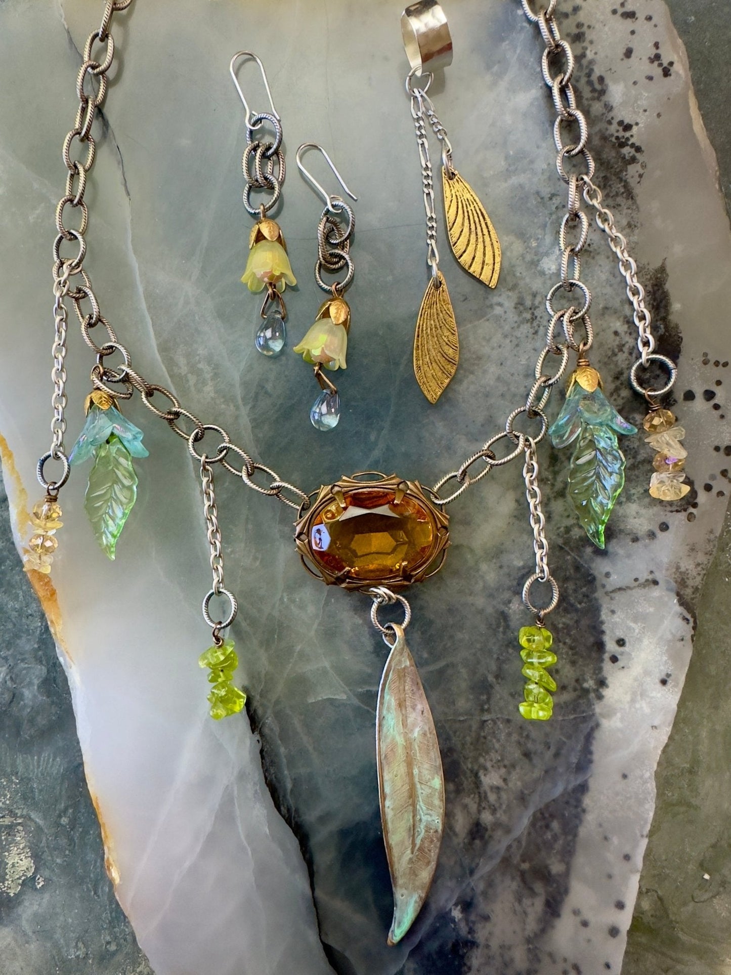 Elfin Reflection Necklace Cuff Earrings Kit - Vintaj Design - 4/24/24 - Vintaj Live Shop