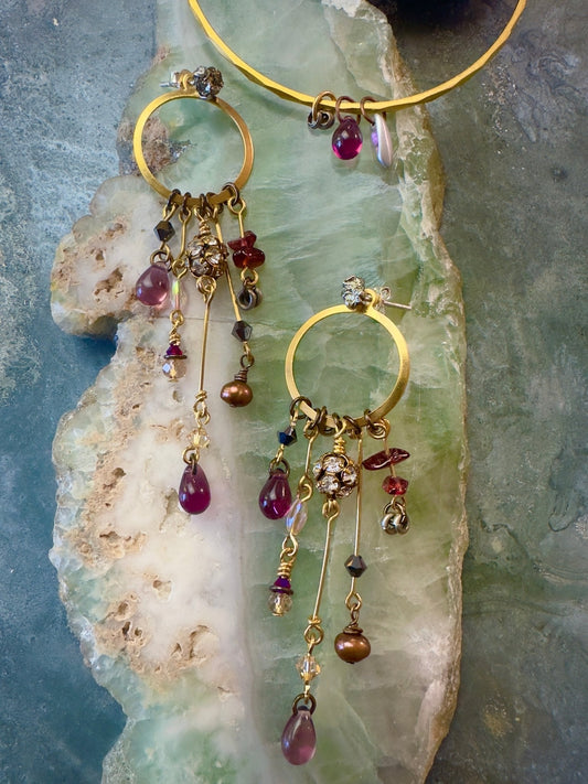 Garnet Falls Earrings Bracelet Kit - Vintaj Design - 4/24/24 - Vintaj Live Shop