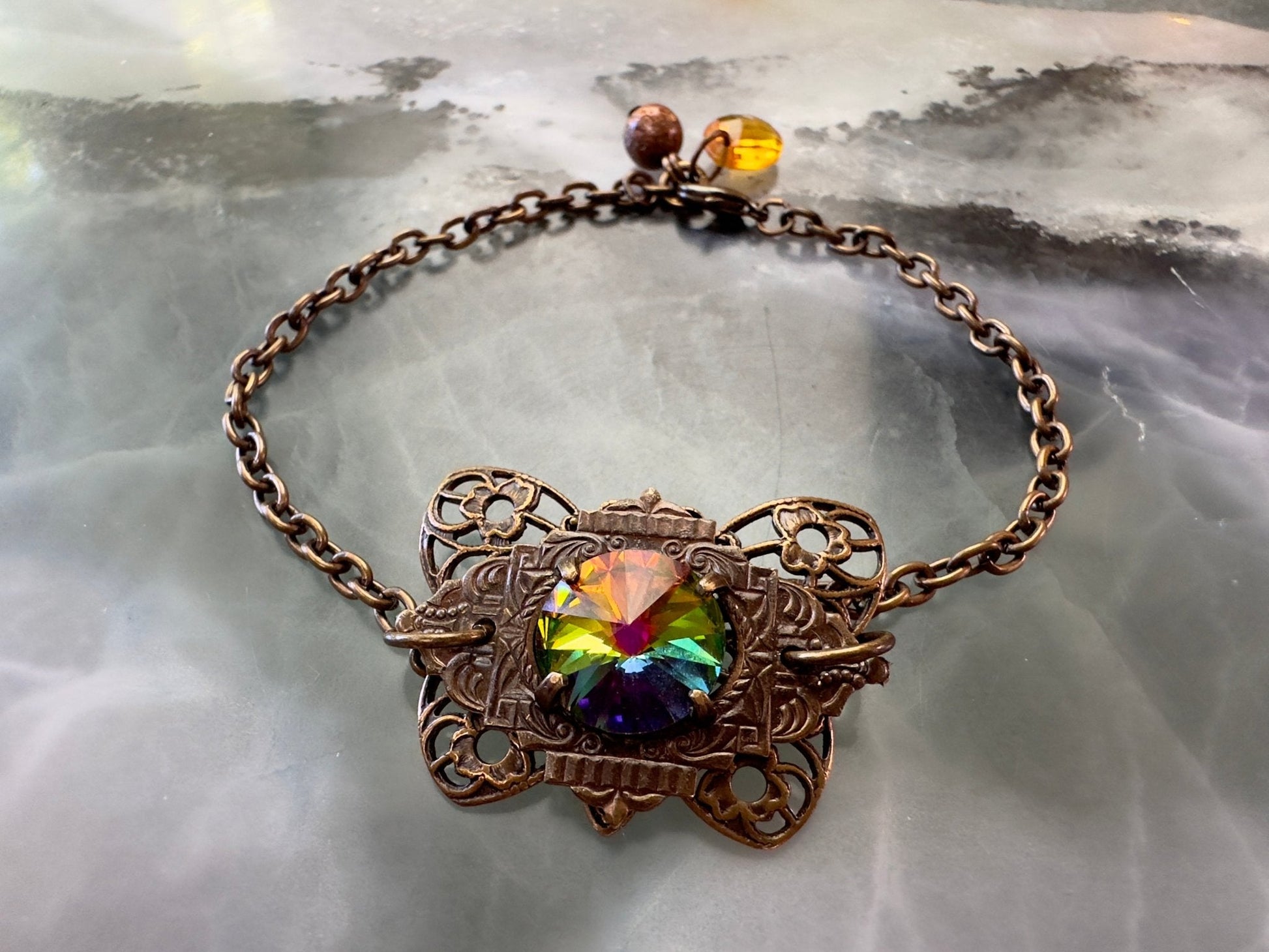 Tourmaline Butterfly Complete Bracelet Kit - Vintaj Design - 4/26/24 - Vintaj Live Shop
