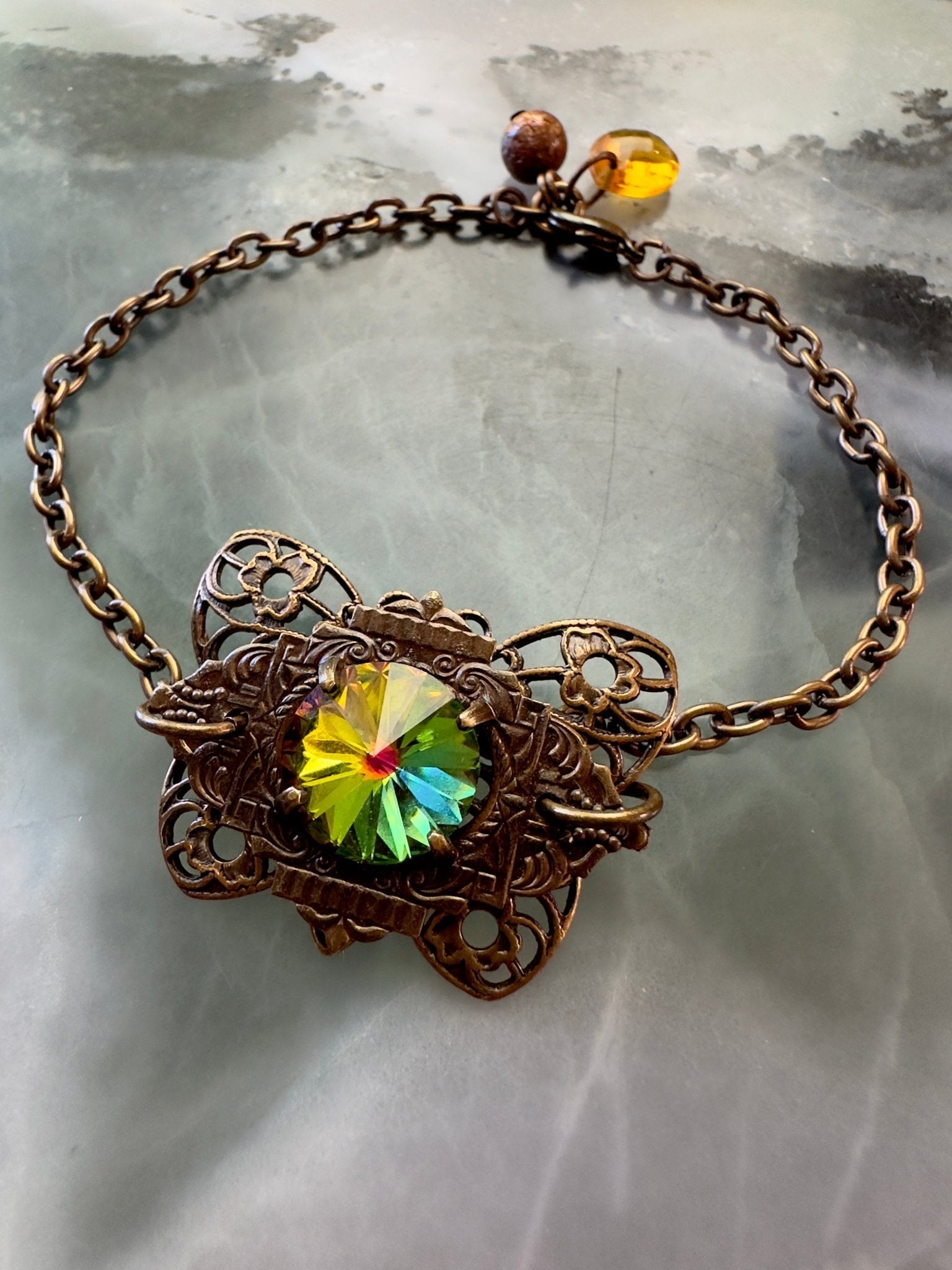 Tourmaline Butterfly Complete Bracelet Kit - Vintaj Design - 4/26/24 - Vintaj Live Shop