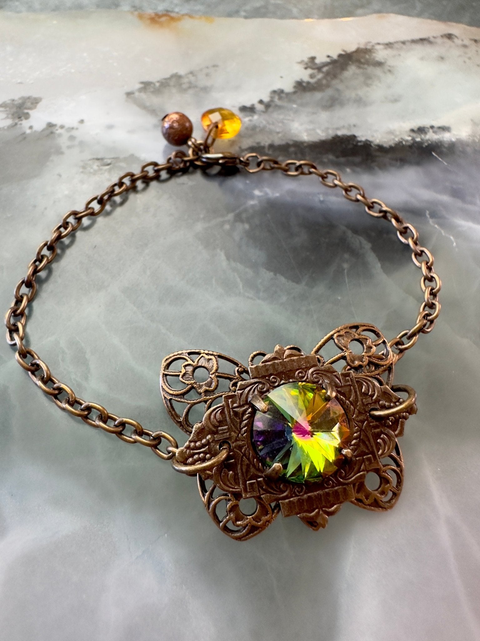 Tourmaline Butterfly Complete Bracelet Kit - Vintaj Design - 4/26/24 - Vintaj Live Shop