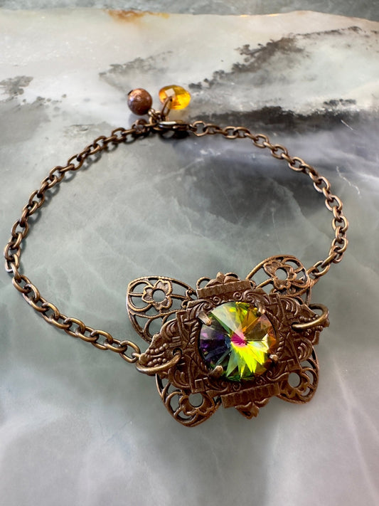 Tourmaline Butterfly Complete Bracelet Kit - Vintaj Design - 4/26/24 - Vintaj Live Shop