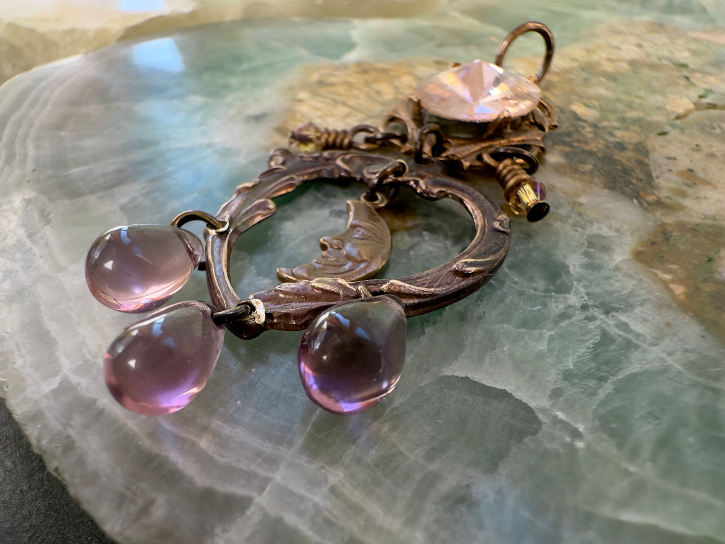 Moonlit Romance - Vintage Pendant Kit - Vintaj Idaho Design - 10/29/2025