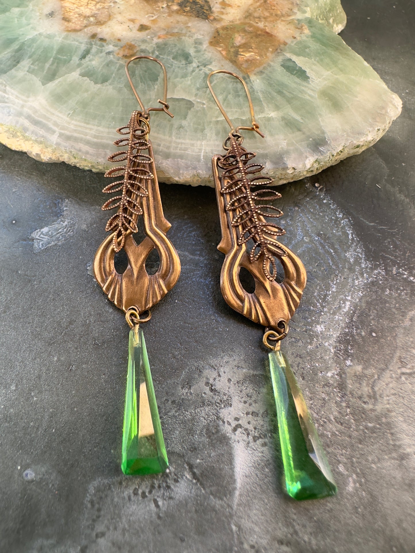 Fern & Frond - Vintage Earrings Kit - Vintaj Idaho Design - 10/29/2025