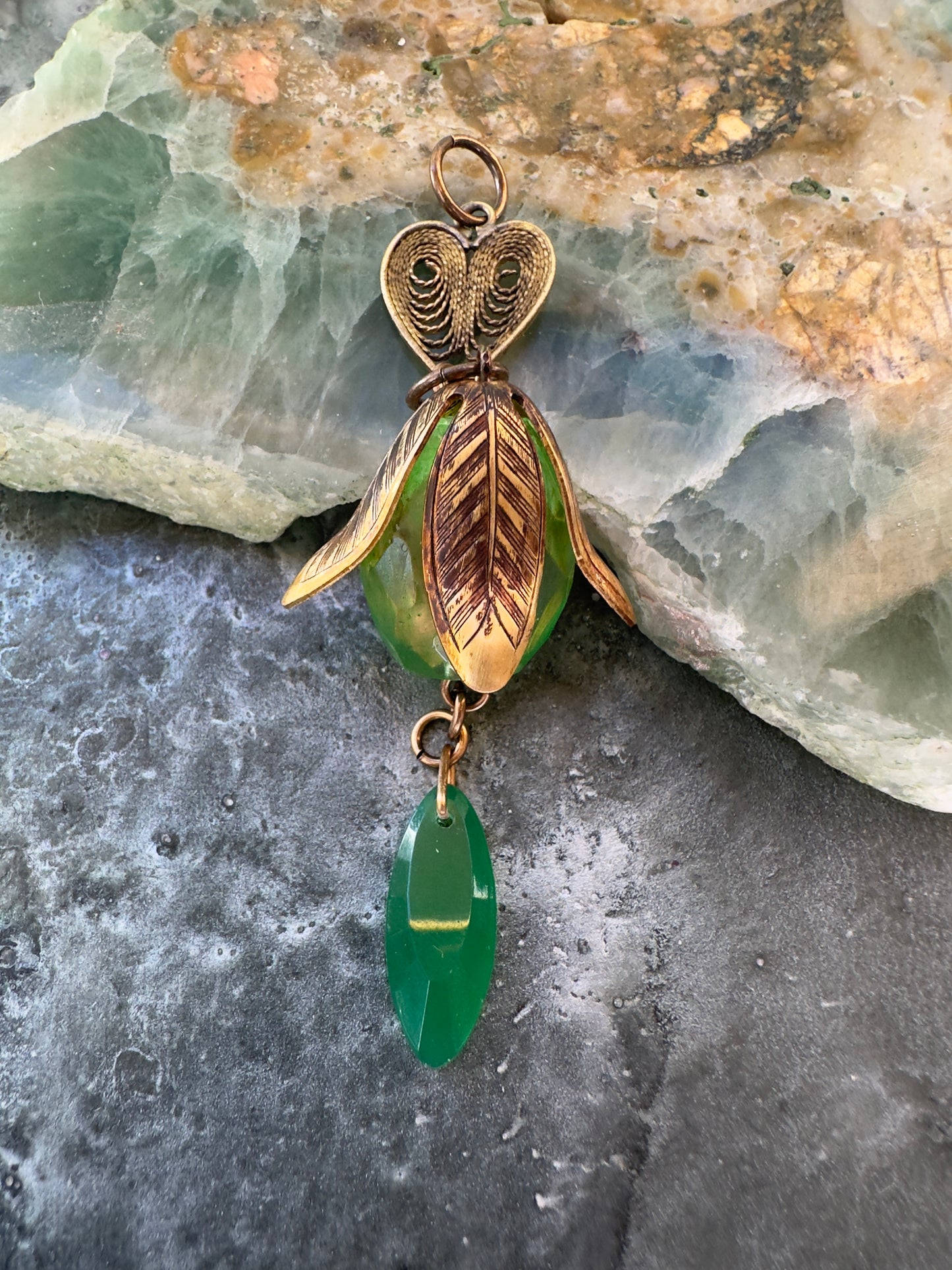 Ferned Heart - Vintage Pendant Kit - Vintaj Idaho Design - 10/29/2025