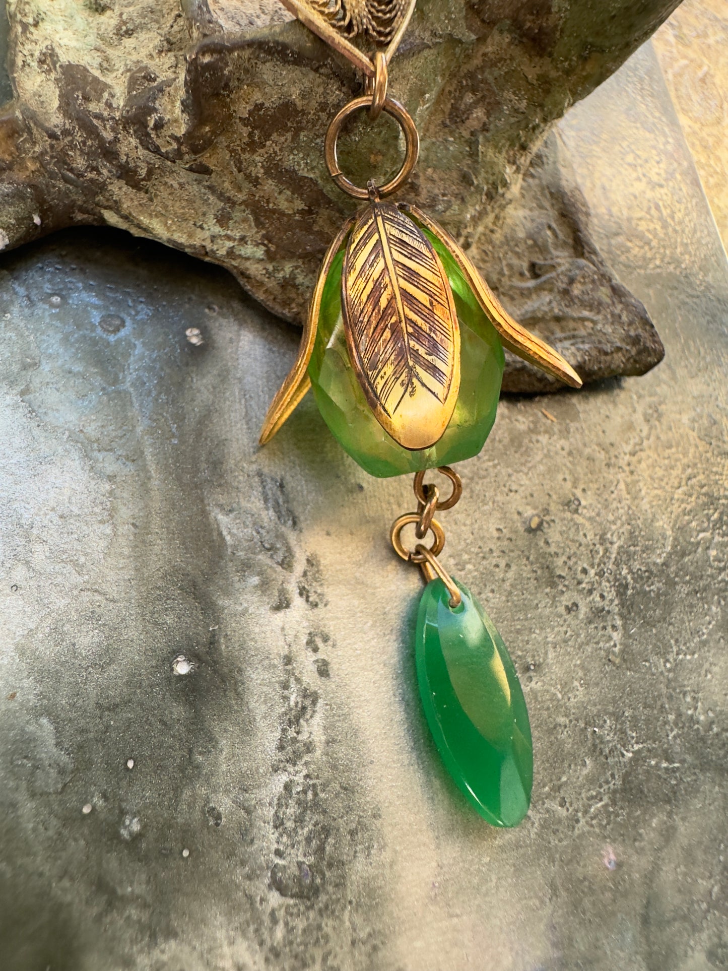 Ferned Heart - Vintage Pendant Kit - Vintaj Idaho Design - 10/29/2025