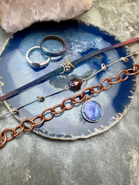 Orions Belt Bracelet & Ring Stack Kit  - Vintaj Design - 1/15/25